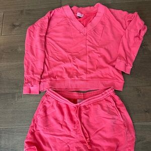 Short and Sweatshirt set